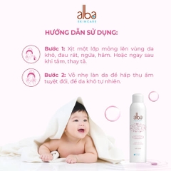 Xịt khoáng chống hăm cho bé Alba 300ml