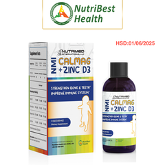 Thực phẩm bảo vệ sức khỏe NMI CALMAG + ZINC D3