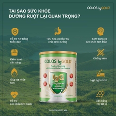 Thực phẩm bổ sung sữa non COLOS IgGOLD (COLOS IgGOLD LON)