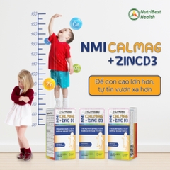 Thực phẩm bảo vệ sức khỏe NMI CALMAG + ZINC D3