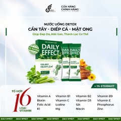 [CHÍNH HÃNG] COMBO X3 - Nước Uống Detox Cần Tây Diếp Cá Mật Ong DAILY EFFECT (hộp 14 gói) Nutriway