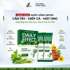 [CHÍNH HÃNG] COMBO X3 - Nước Uống Detox Cần Tây Diếp Cá Mật Ong DAILY EFFECT (hộp 14 gói) Nutriway