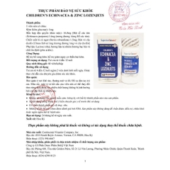 Thực phẩm bảo vệ sức khỏe: Children’s Echinacea & Zinc Lozenjets