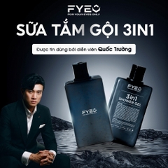 Sữa tắm gội nam combo 3 in 1 FYEO Nutriway- Hương nước hoa Pháp cao cấp chính hãng với 3 tầng hương