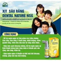 Xịt sâu răng Dental Nature NSG