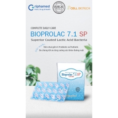 Thực phẩm bảo vệ sức khỏe: Bioprolac chewable 7.1 SP (Hộp 60 viên)