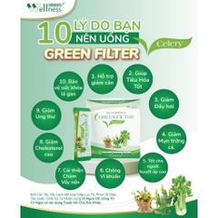 Combo 2 hộp TPBS bột Cần tây diệp lục Green Filter Celery Nutriway - Tặng 1 hộp TPBVSK Cherry Extract Vitamin c 10 gói