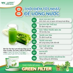 Combo 2 hộp TPBS bột Cần tây diệp lục Green Filter Celery Nutriway - Tặng 1 hộp TPBVSK Cherry Extract Vitamin c 10 gói
