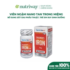 Thực phẩm bảo vệ sức khỏe CHILDREN'S IRON 5mg