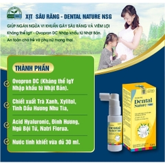 Xịt sâu răng Dental Nature NSG