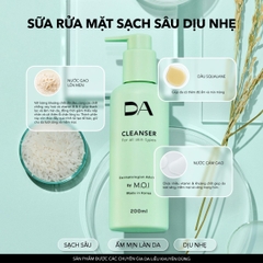 Sửa rửa mặt 2 trong 1 dạng gel DA by M.O.I 200ml