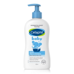 Sữa tắm gội dịu lành cho bé Cetaphil Baby Gentle Wash & Shampoo