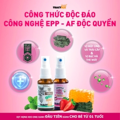 Thực phẩm bảo vệ sức khỏe: Keo ong Propolis Tutti Frutti & Honey for Kids Tracybee (vị trái cây 30ml)