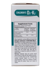 Thực phẩm bảo vệ sức khỏe CHILDREN’S D3 + K2