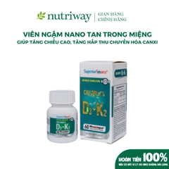 [MUA 1 TẶNG 1] - Viên ngậm Nano tan trong miệng [NUTRIWAY x SUPERIOR SOURCE]