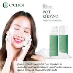 Sữa Rửa Mặt Bọt Khoáng Mineral Foam Cleanser C'Choi Nutriway
