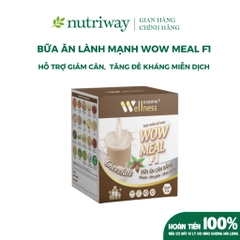 Combo Wellness Life Gift Nutriway - Bữa ăn sáng Wow Meal F1, Protein thực vật CORDYPRO Nutriway