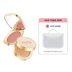 Set 2 phấn nước M.O.I Premium Baby Skin Cushion che khuyết điểm mịn màng, SPF50++++ phù hợp với sắc tố da của người Việt