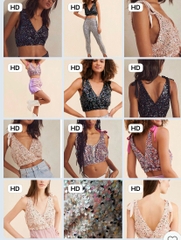 Tank top Free Peole kết kim sa