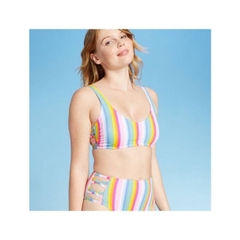 Set đồ bơi bikini cầu vồng, hàng xuất xịn