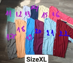 Áo len khoác mỏng cổ tim Uni, hàng xuất xịn