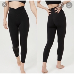 Quần tập legging 7/8 cạp chéo Ae, hàng xuất xịn