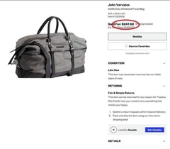 TÚI DU LỊCH JOHN VARVATOS