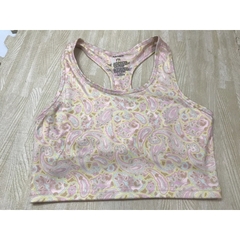 Áo crop bra top Floral Ken sie(có big), hàng xuất xịn