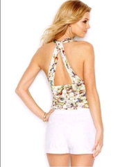 Áo croptop nữ Gue.ss, hàng xuất xịn