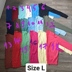 Áo len khoác mỏng cổ tim Uni, hàng xuất xịn