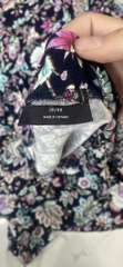 Đầm maxi hoa nơ cổ thun lạnh rayon