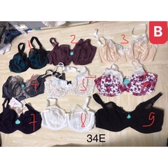 Áo ngực bigsize 34E nhiều kiểu, hàng xuất xịn