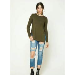 Áo xẻ tà F21, hàng xuất xịn