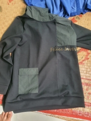 Áo hoodie phối màu Mind Bright, hàng xuất xịn