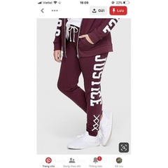 Quần nỉ jogger Justice teen, hàng xuất xịn