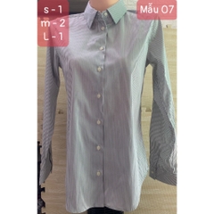 Áo sơ mi cotton nữ, hàng xuất xịn