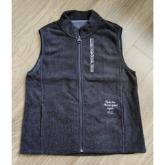 Áo khoác nỉ ghile unisex, xuất Hàn xịn