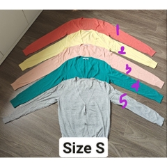 Áo len khoác mỏng cổ tim Uni, hàng xuất xịn