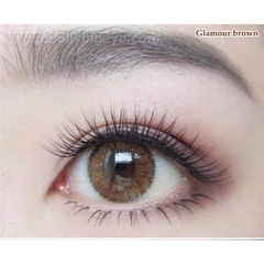 Kính Áp Tròng Lens Mắt NÂU BROWN Tự Nhiên Tây Sáng 0 Độ Cận, Dành Cho Mắt Không Cận Size Lens Giãn Ít Xs, S 14-14.2mm