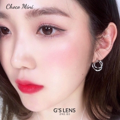 Lens Mắt, Kính Áp Tròng Màu BLACK + CHOCO KHÔNG CẬN Size S, M, L