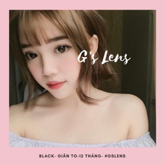 Lens Mắt, Kính Áp Tròng Màu BLACK + CHOCO KHÔNG CẬN Size S, M, L
