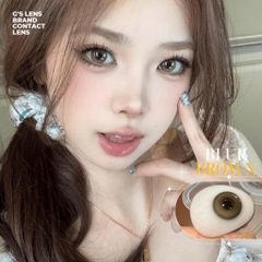 Kính áp tròng 6 tháng BLUR BROWN màu nâu tự nhiên giãn tròng nhỏ GTRENDY - MCK1