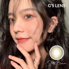 Kính Áp Tròng 50 Mẫu Lens Mắt Xám Nâu Blue Black Choco 0 Độ Cận Tây Tự Nhiên