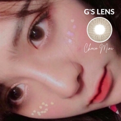 Lens Mắt, Kính Áp Tròng Màu BLACK + CHOCO KHÔNG CẬN Size S, M, L