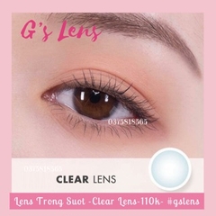 Kính áp tròng 6 tháng TRONG SUỐT không màu tự nhiên không giãn tròng GTRENDY - MC38