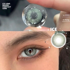 Kính áp tròng 6 tháng ICE -FROZEN GREEN màu xanh lá sáng tây không giãn tròng GTRENDY - AL Color 38