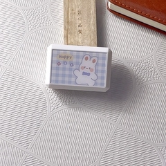 Khay Gương Mini Gấu Tím Nhiều Mẫu - Case Đựng Lens