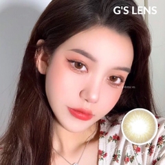Lens Mắt Kính Áp Tròng Nâu Rêu Tự Nhiên Giãn Ít Size S 14.2mm Có 0 Đến 6 Độ Cận X218 Brown