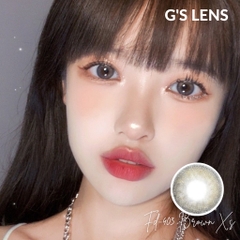 Lens Mắt Kính Áp Tròng Nâu Xám Ánh Kim Không Giãn Size Xs 14mm Có 0 Đến 6 Độ Cận Lệch Độ Fd403 Brown Xs