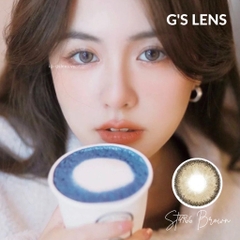 Kính Áp Tròng ST4966 Brown Nâu Tự Nhiên Giãn Ít Size S Lens 0-6 Độ
